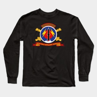 56th Field Artillery Command - SSI w Br - Ribbon Long Sleeve T-Shirt